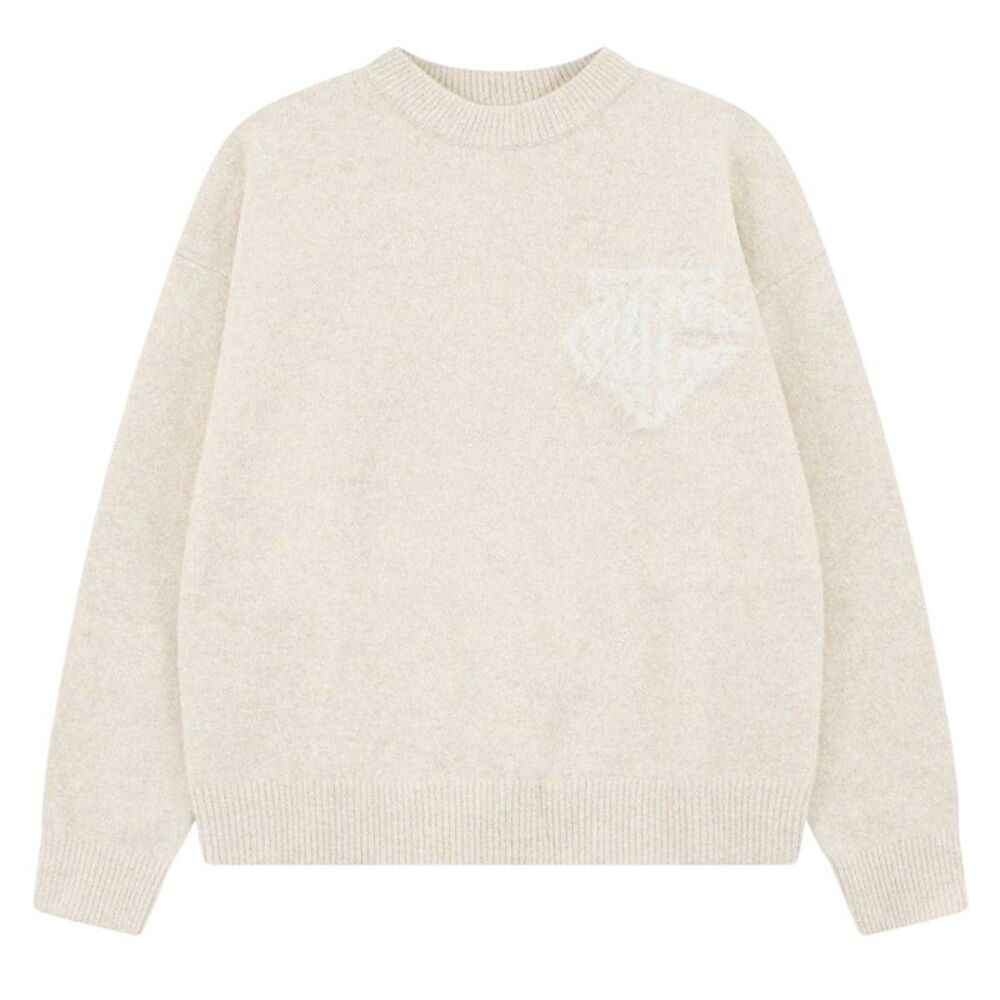Couture Womens/Ladies Fluffy Winter Sweater Top / Beige